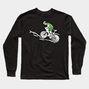 Mountain Bike T-Shirt - MTB Downhill Biking Shirt Gift Long Sleeve T-Shirt